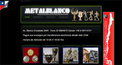 Desktop Screenshot of metalblanco.cl